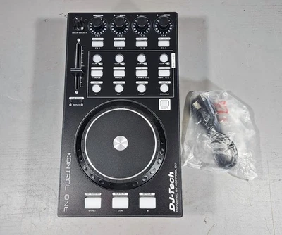DJ-Tech KONTROL ONE Professional USB MIDI Controller Touch Sensitive Jog Wheel - Image 1 of 4