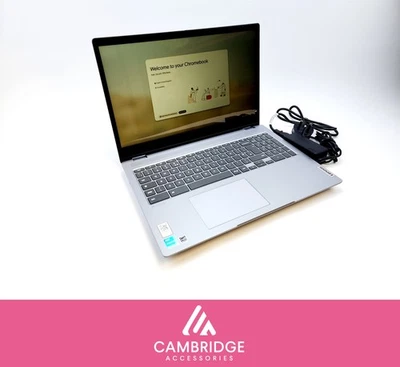 Lenovo IP Flex 3 Chrome 15IJL7 15.6" N6000 8GB RAM 128GB eMMC Arctic Grey Good - Image 1 of 4