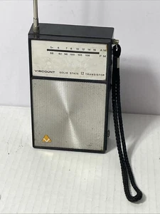 Vintage, Viscount Solid State 12 Transistor, Hand Held Radio Model 1260 Working - Picture 1 of 7