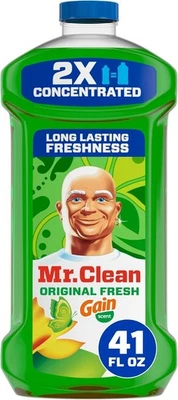 Limpiador multiusos Mr. Clean, limpiador de pisos para fregar el hogar, el baño y la cocina Foto 1 de 4