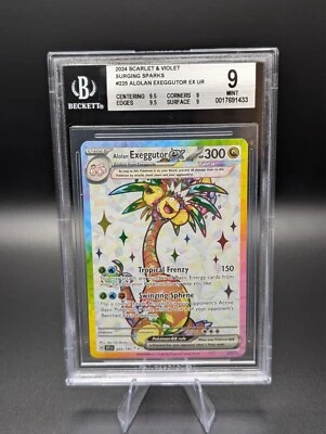 BGS 9 MINT - ALOLAN EXEGGUTOR 225/191 [UR] Pokemon TCG Surging Sparks 2024 - Image 1 of 2