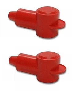 Red Protective Boots for Battery Master Disconnect Switches 2-2/0 AWG Size Cable - Picture 1 of 2