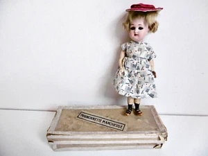 RARE MIGNONNETTE MARCHEUSE AVEC SA BOITE D'ORIGINE TÊTE S&H MOULE 878 - Ht 15 cm - Picture 1 of 17