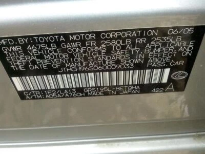 Grupo de velocímetro MPH compatible con 06 LEXUS GS300 1474354 Foto 1 de 4