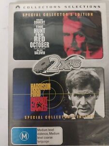 Tom Clancy HUNT FOR RED OCTOBER Movie PARIOT GAMES Movie Collectors Edi. ck129
