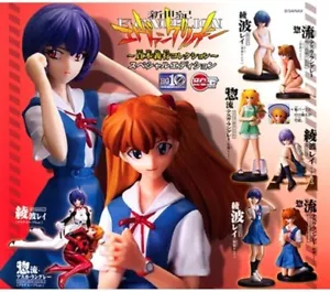 Evangelion : REI ASUKA sadamoto yoshiyuki collection special figure hgif bandai - Picture 1 of 15