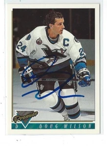 Doug Wilson Signed 1993/94 Premier Card #77 - Picture 1 of 1