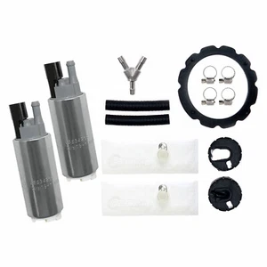 GENUINE WALBRO/TI GSS342 255LPH Fuel Pumps 99-04 F150 Lightning SVT +QFS 950 Kit - Picture 1 of 10