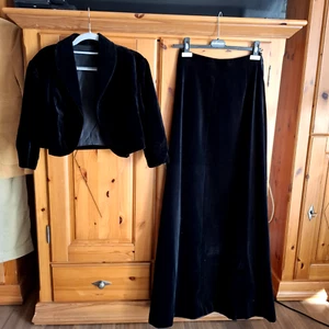2 Tlg Kostüm Blazer/Weste und Rock Lang gr 38 Damen Hammer Modell Neuwertig ! - Bild 1 von 6