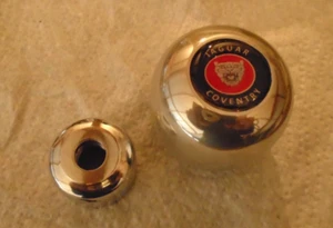 JAGUAR X TYPE MANUAL TRANSMISSION POLISHED ALLOY GEAR KNOB (NEW) - Imagen 1 de 2