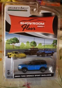 GREENLIGHT 2022 FORD BRONCO SPORT BADLANDS sala de exposición piso serie 1 nuevo - Imagen 1 de 8