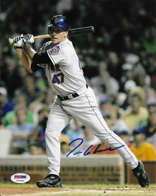 Tom Glavine Signed 8x10 Photo Autographed PSA/DNA COA New York Mets Braves 40 - Image 1 of 2