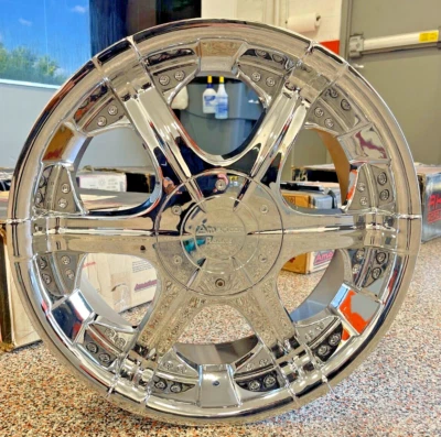 AMERICAN RACING 643 20X8.5" PCD 5X127 ET+18 CHROME RIM - Image 1 of 4