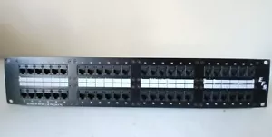 Patch Panel 48 Porte Cat 5e EFS T568B 2U Usato Ottime Condizioni - Foto 1 di 3