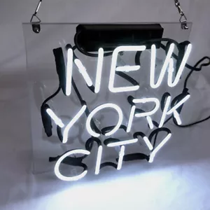 New York City Neonreklame Spielzimmer Wand Dekor Party Nachtlicht Schild 10"x10" - Bild 1 von 3