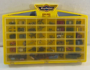Lot 50+ Micro Machines Galoob Card Monster Trucks Planes Vehicles + Carry Case - Picture 1 of 10