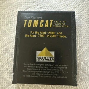 Dan Kitchen's TOMCAT F-14 FIGHTER SIMULATOR Atari 7800 Cartridge, Tested, NTSC - Picture 1 of 6