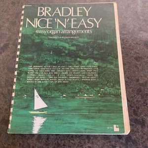Vintage Bradley schöne 'N' einfache Orgel-Arrangements Richard Bradley - Bild 1 von 6