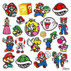 20pcs Super Mario Bros Iron On Sew On Embroidered Patches Badge Transfer↑