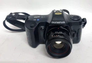Olympus OM101 Power Focus SLR 35mm Film Camera Black 50mm Lens - Imagen 1 de 5