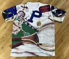 Custom P Tennis Graphic T-Shirt,snowbeach,Stadium,1992,Pwing,