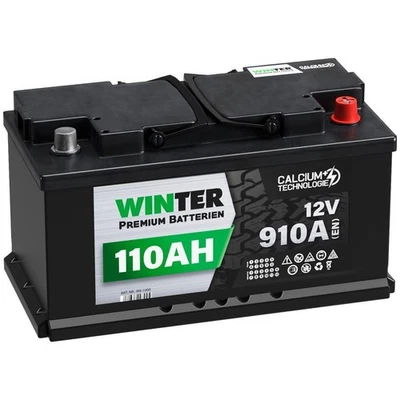 WINTER BATTERIEN WINTER Autobatterie 12V 110Ah Starter Batterie ersetzt 90Ah 92Ah 100Ah 105Ah