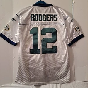 ON FIELD Green Bay Packers #12 Aaron Rodgers Super Bowl XLV Reebok Sz 48 Jersey - Picture 1 of 17