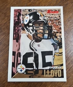 1995 Bowman Greg Lloyd #85 Steelers Football - Picture 1 of 2