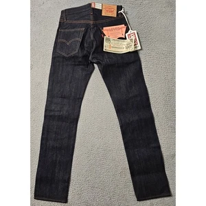 Jeans de mezclilla con ribete 29x34 vintage Levi's 505 0217 1967 para hombre azules hechos en Japón - Imagen 1 de 13
