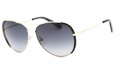 Gafas de sol MARC JACOBS MARC 686/S RHL 9O marco dorado negro lentes grises 59 mm Foto 1 de 4