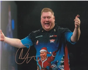 Rapid Ricky Evans **HAND SIGNED** 8x10 Foto ~ Darts ~ HANDSIGNIERT - Bild 1 von 1