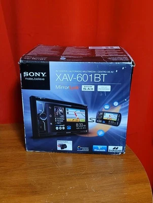 Sony XAV-601BT 7" Double Din CD/DVD Receiver W/ Bluetooth & Detachable Face NEW - Image 1 of 4