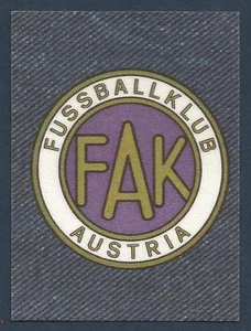 PANINI JEANS FUSSBALL - EUROPA 1978 - ÖSTERREICH WIEN (WIEN) TEAM BADGE - Bild 1 von 1