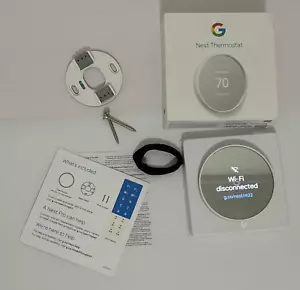 Google G4CVZ Nest Smart Programmierbarer WLAN Thermostat Weiß - Bild 1 von 8
