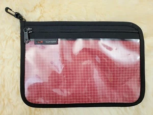 TOM BIHN (USA) Retired Iberian Red UL Halcyon Dyneema 10" Clear Organizer Pouch - Picture 1 of 13