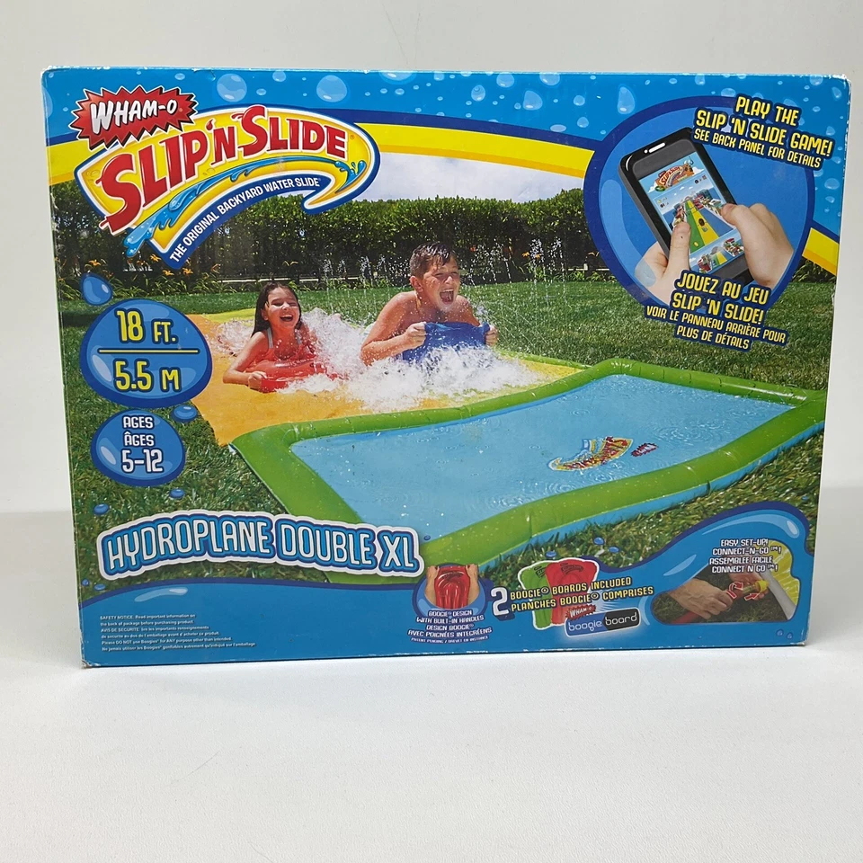 Slip 'N Slide Doble XL Hidroplano con 2 Tablas Boogie Wham-O NUEVO, Caja Abierta... Foto 1 de 4