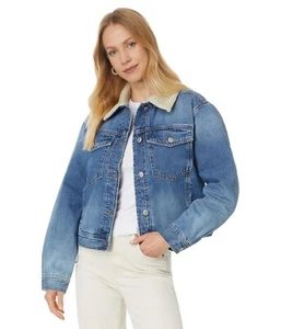 Woman's Coats & Outerwear Madewell Denim Sherpa Jacket - Picture 1 of 5