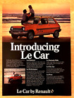 1977 RENAULT LE CAR LECAR?ORIGINAL VINTAGE MAGAZINE ADVERTISEMENT PRINT AD