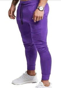 Purple EVERWORTH GYM WorkOut SweatPants US Size S WAIST 28-32 - Picture 1 of 3