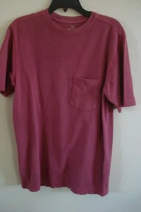 Camisa de vida al aire libre para hombre talla pequeña bolsillo rojo tierra - Imagen 1 de 2