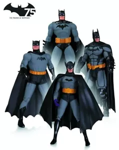 DC Comics Batman: 4-Pack Metal Box Set 1 Action Figures 75th Anniversary 2015 - Foto 1 di 2