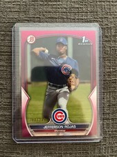 JEFFERSON ROJAS 1st BOWMAN CARD /299 FUSCHIA 2023 BOWMAN BP-70 CHICAGO CUBS