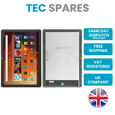 TECSPARES Amazon Fire HD 10 13th Gen 2023 TG425K Replacement LCD Display Touch Screen