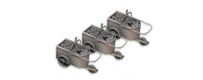 Artitec 387.144 - 3x Carbone Vasetti Per Coaling Stazione 1:87 Scala - Immagine 1 di 4