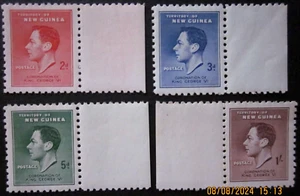 NEW GUINEA ~ S.G. 208 - 211 ~ 1937 CORONATION STAMPS ~ VFU #04190 - Picture 1 of 1