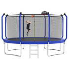 EUROCO 1500LBS 14FT Trampoline for Adults and Kids, Trampoline with Enclosure