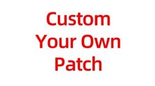 Custom patch (embroidered / iron on / hook & loop), small size