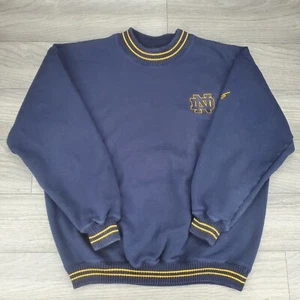 Vintage Notre Dame Nutmeg Mills Size XL USA Made Fightin Irish Sweatshirt - Picture 1 of 6
