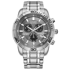 Citizen Eco-Drive Brycen Chronograph Stainless Steel Men's Watch  BL5450-54H NWT - Picture 1 of 10