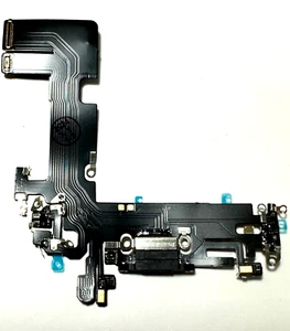 ORIGINAL iPhone 13 Charge Charging Port Connector with Flex Mic Audio, BLACK - Picture 1 of 9